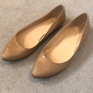 Cole Haan Nude Patent Leather Flats